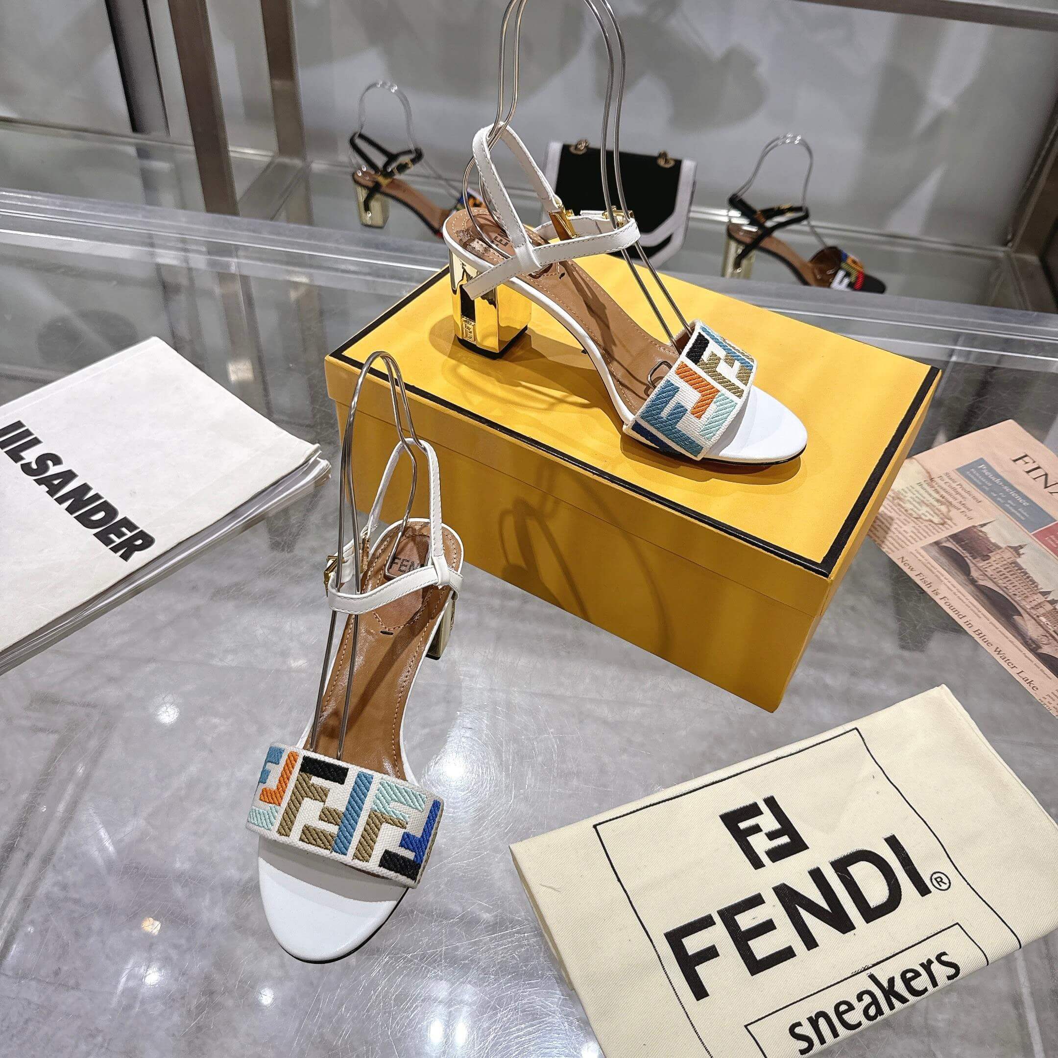 F**di FF high-heeled sandals