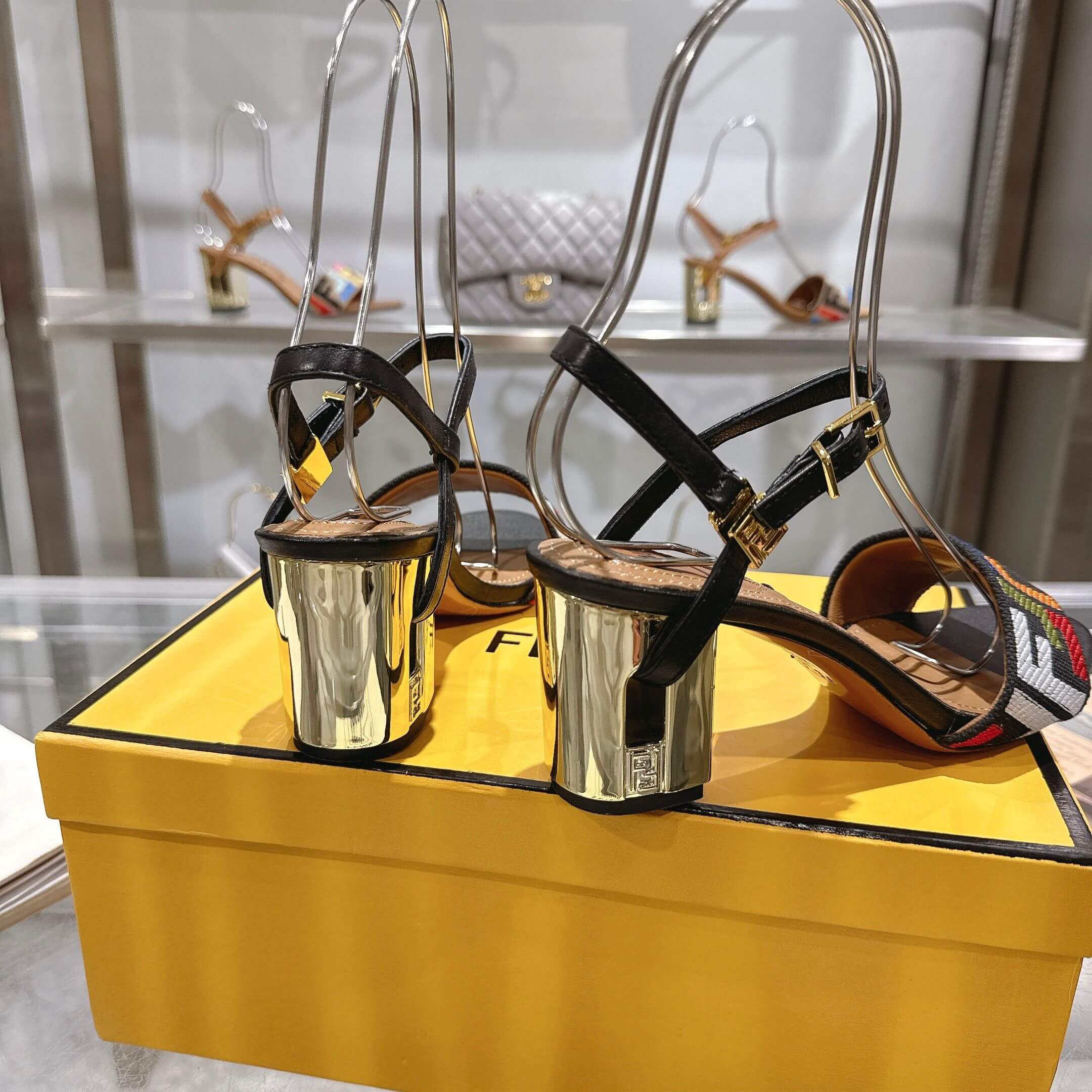 F**di FF high-heeled sandals
