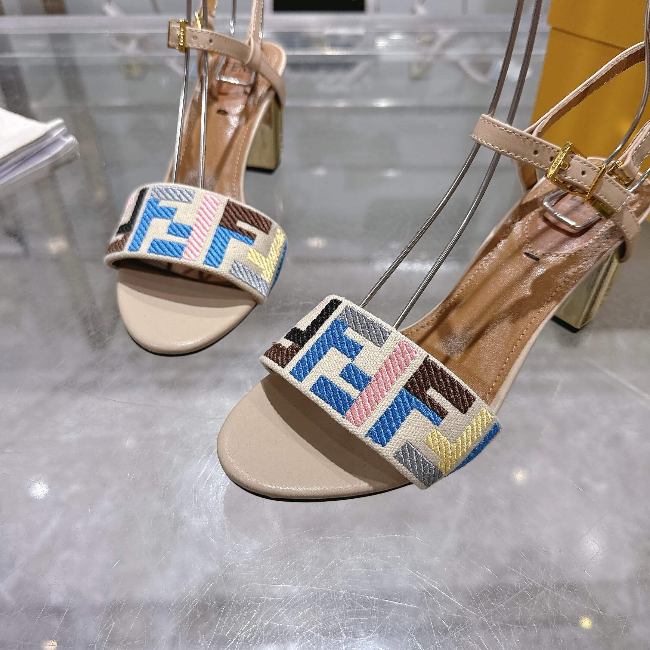 F**di FF high-heeled sandals