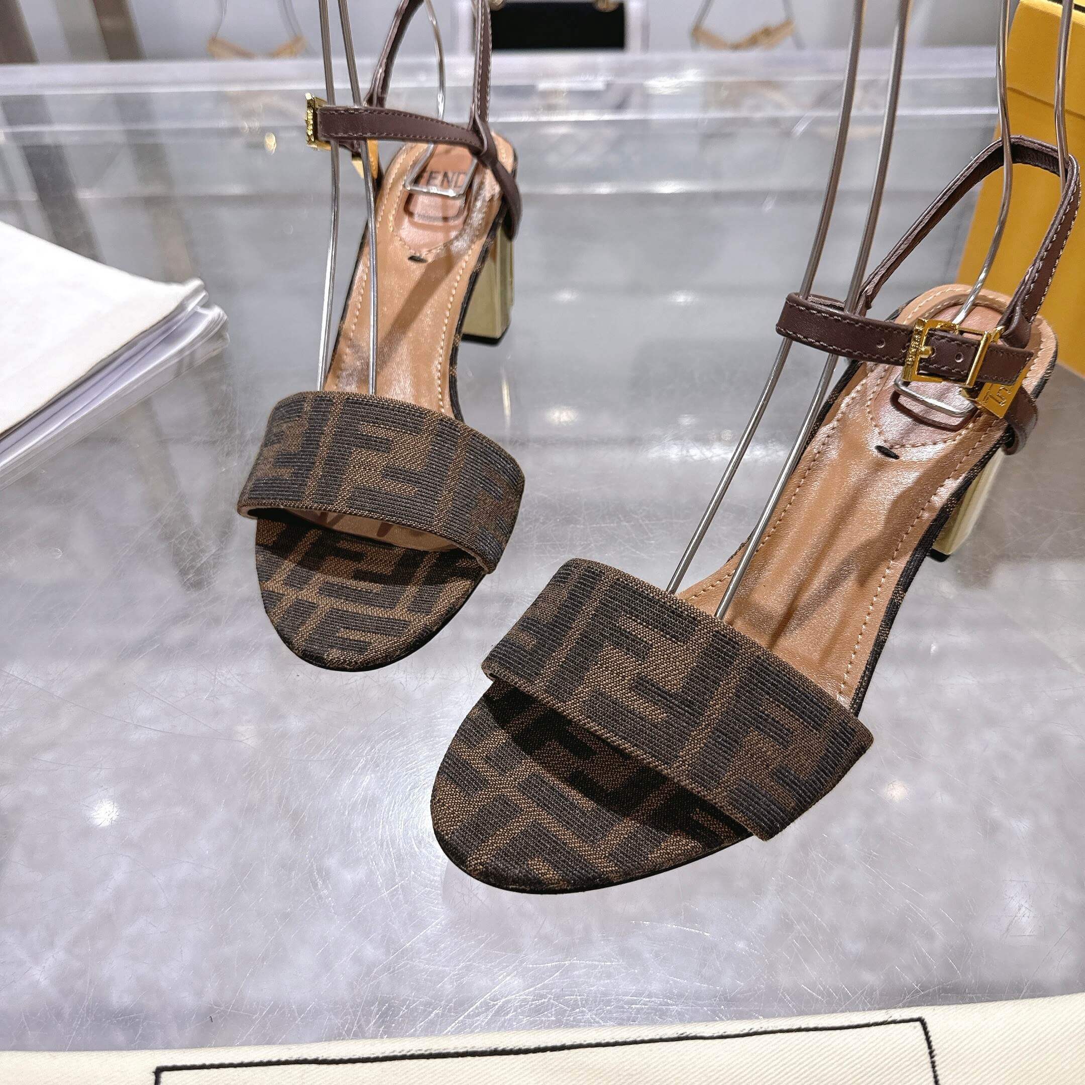 F**di FF high-heeled sandals