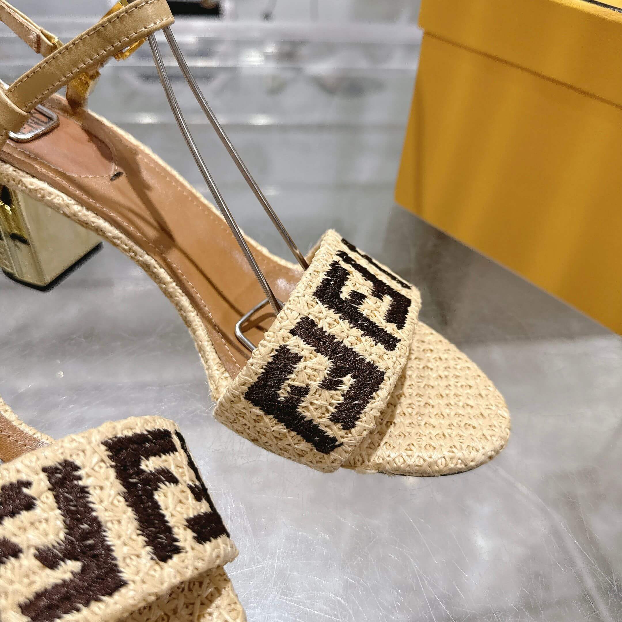 F**di FF high-heeled sandals