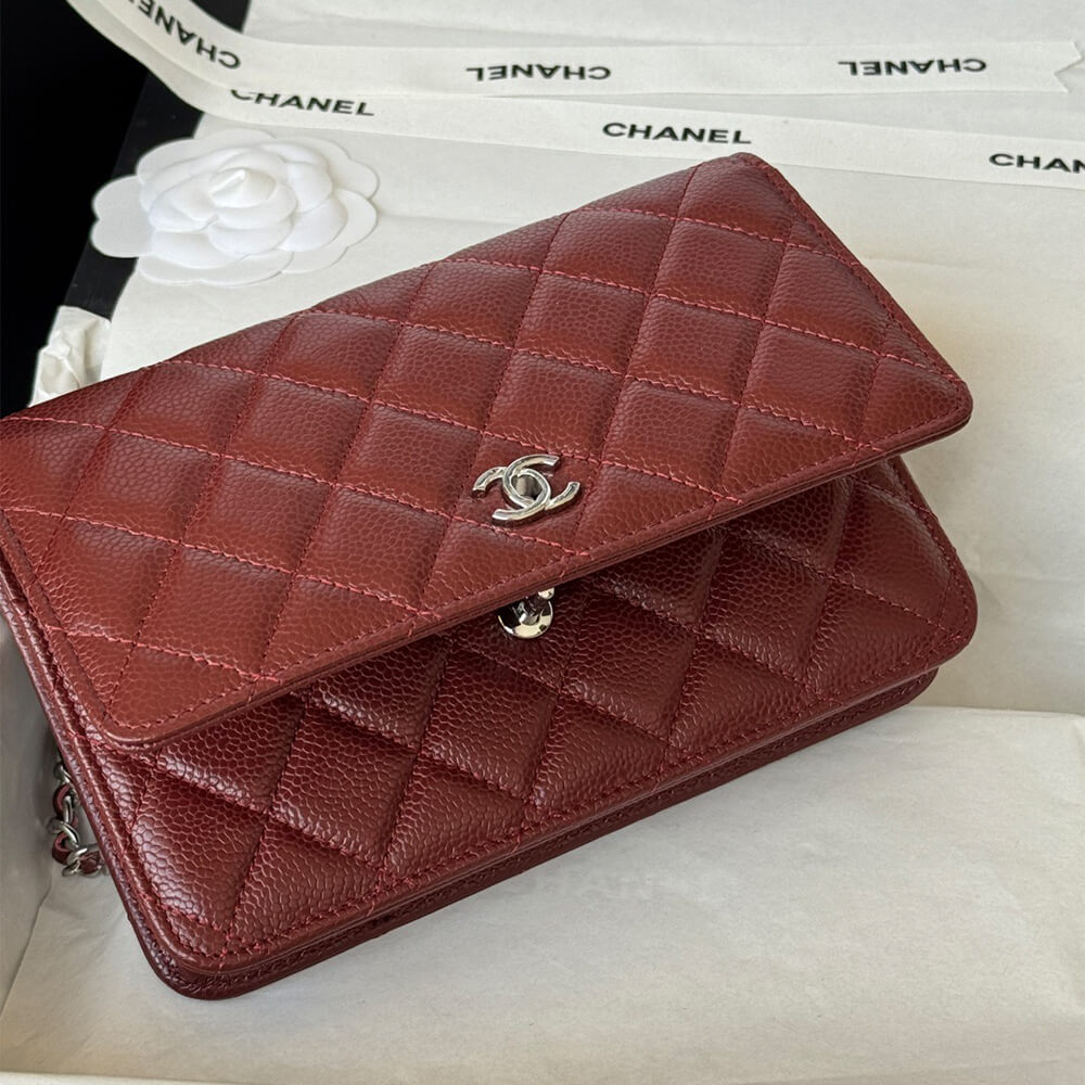 Ch**el Classic Wallet On Chain(high-end grade)