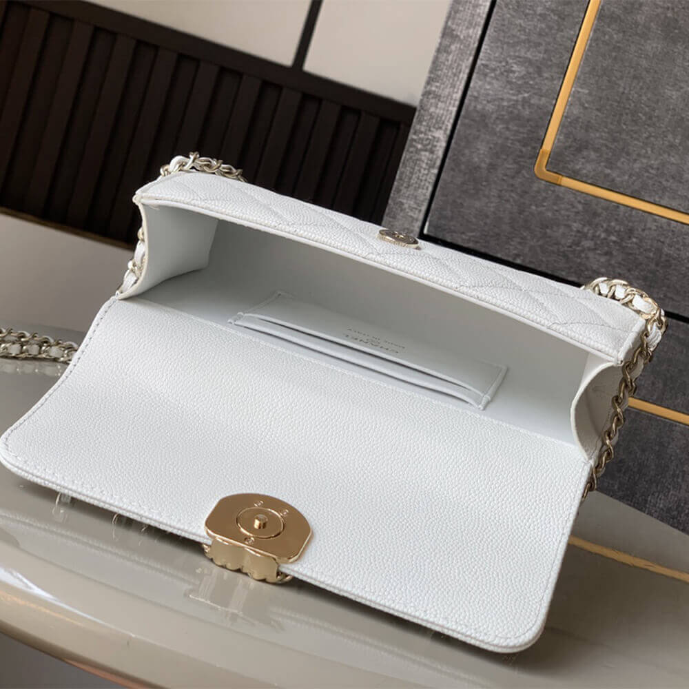 Ch**el Large Flap Bag With Top Handle(high-end grade)