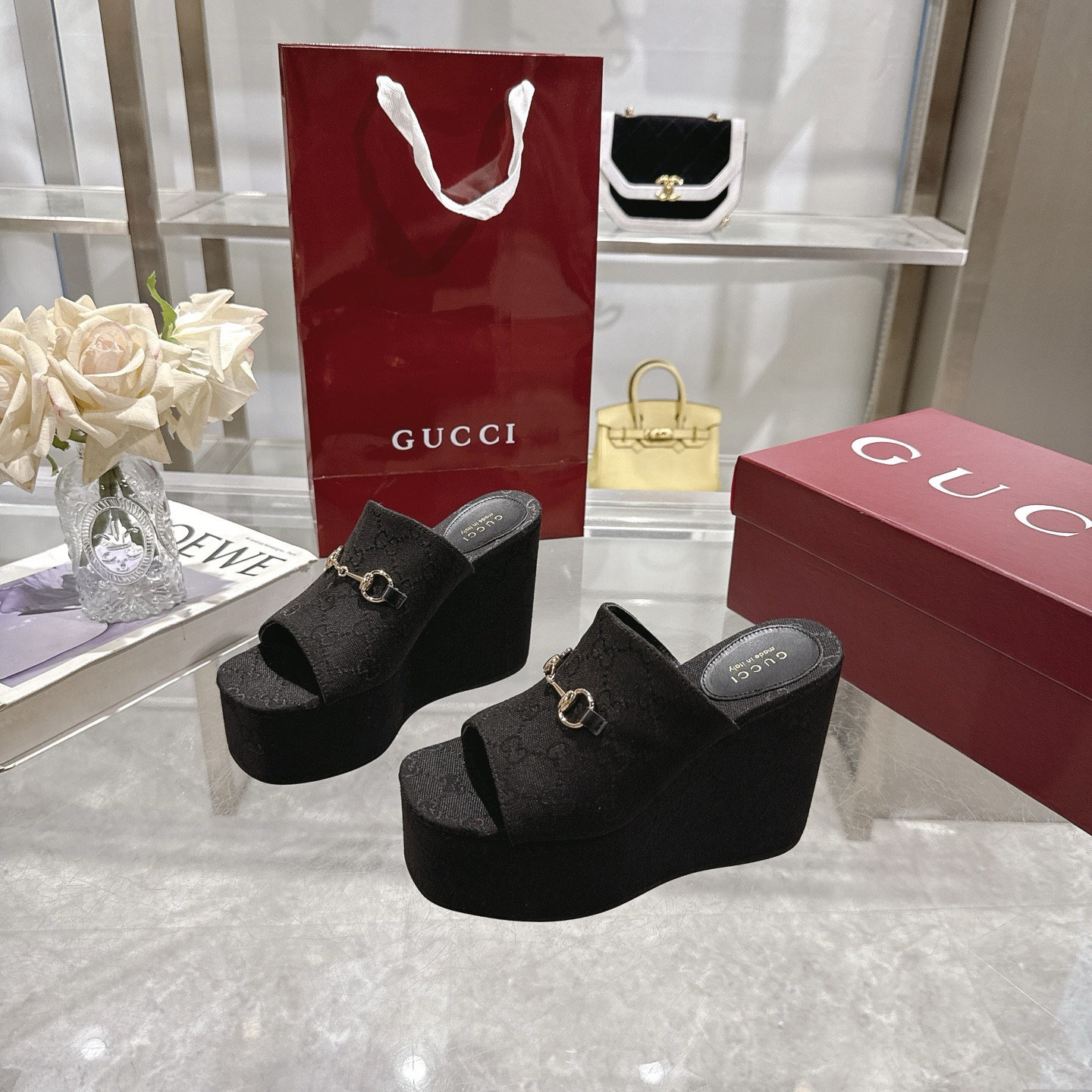 Gvc*1 Carmen wedge sandals(high-end grade)