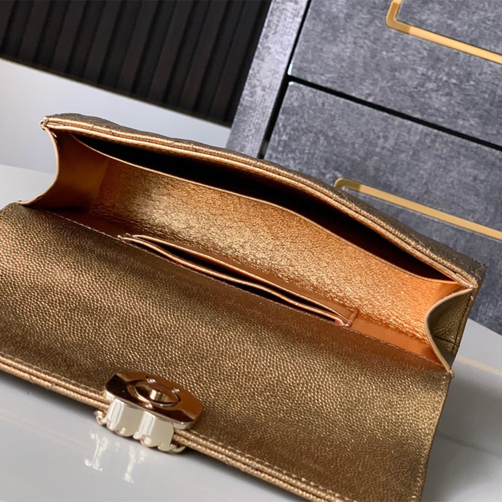 Ch**el Large Flap Bag With Top Handle(high-end grade)