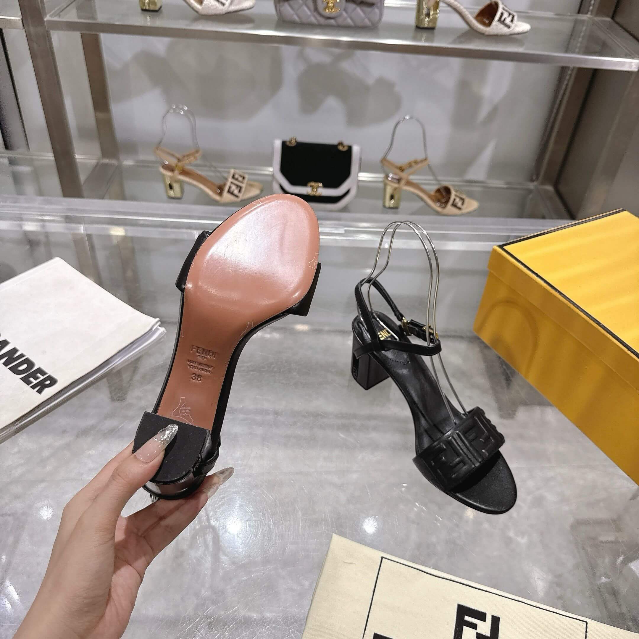 F**di FF high-heeled sandals