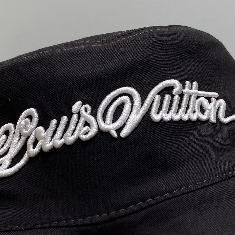 LV BLASON SHADING DENIM REVERSIBLE BUCKET HAT