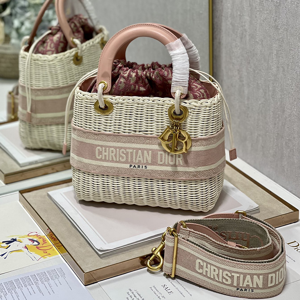 Lady D10r Wicker Bag(high-end grade)