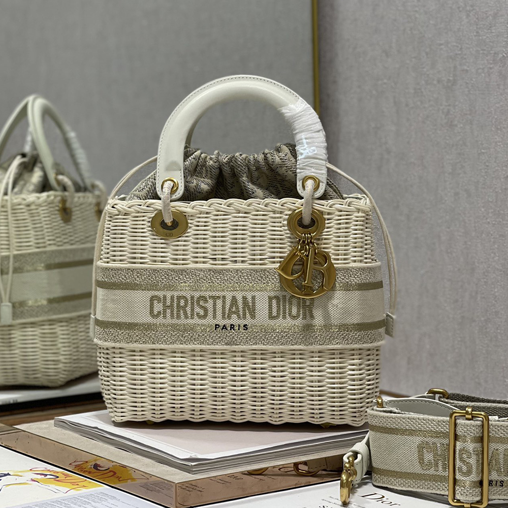 Lady D10r Wicker Bag(high-end grade)