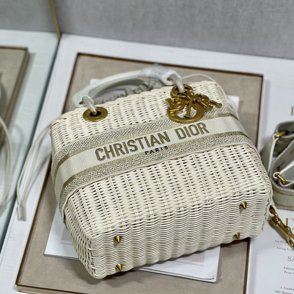 Lady D10r Wicker Bag(high-end grade)