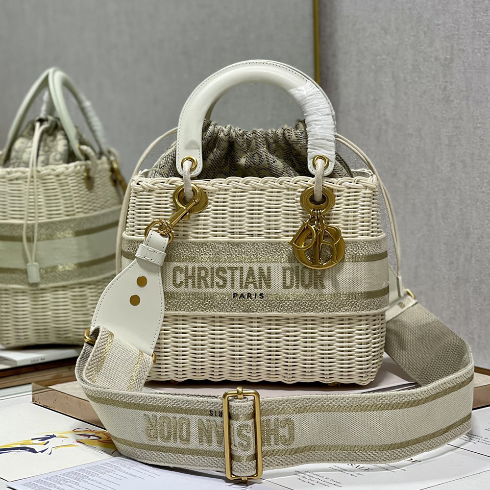Lady D10r Wicker Bag(high-end grade)