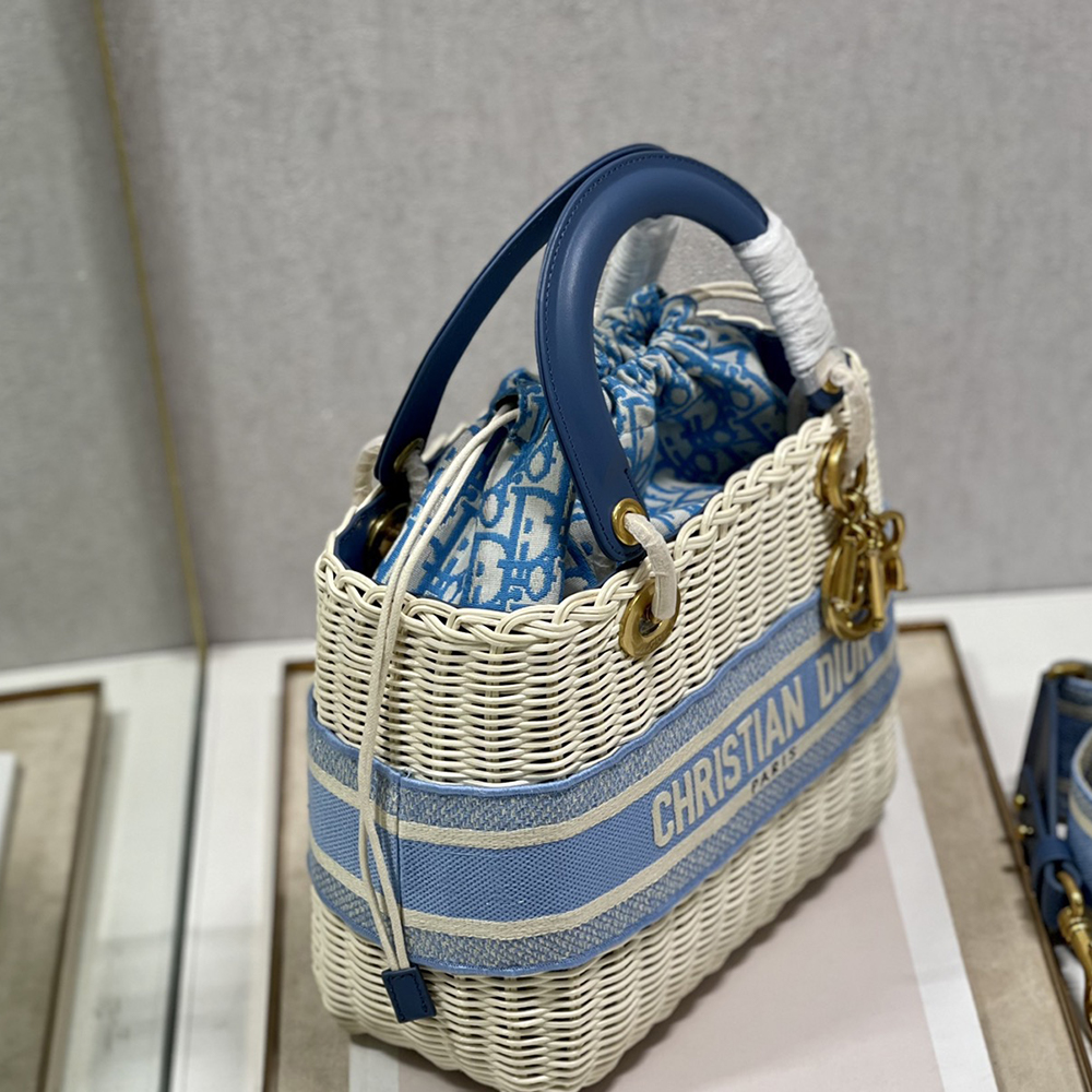 Lady D10r Wicker Bag(high-end grade)