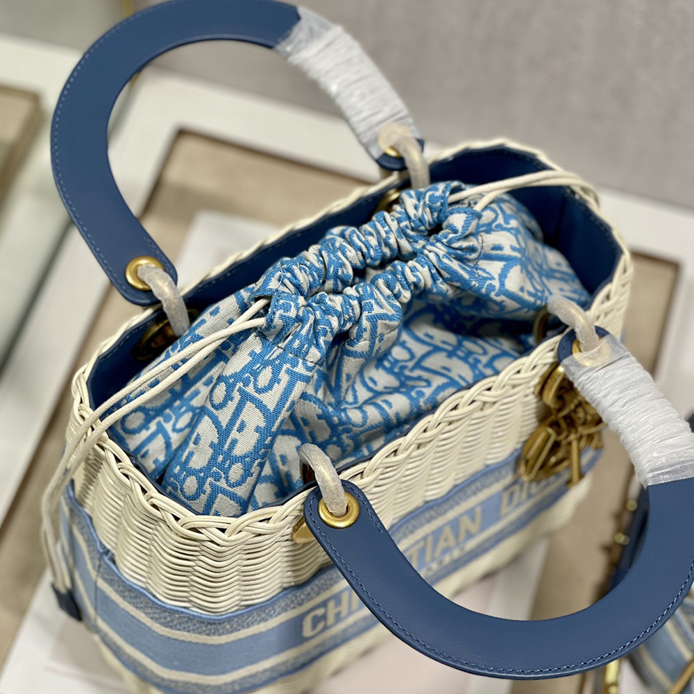 Lady D10r Wicker Bag(high-end grade)
