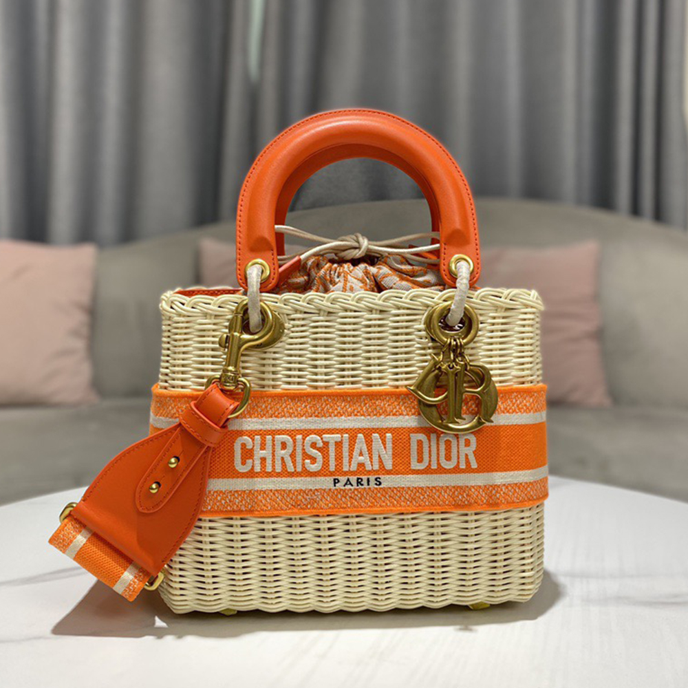 Lady D10r Wicker Bag(high-end grade)