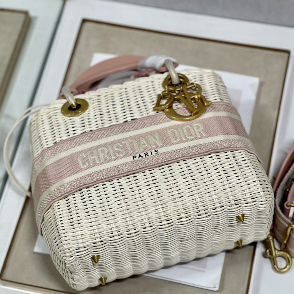 Lady D10r Wicker Bag(high-end grade)