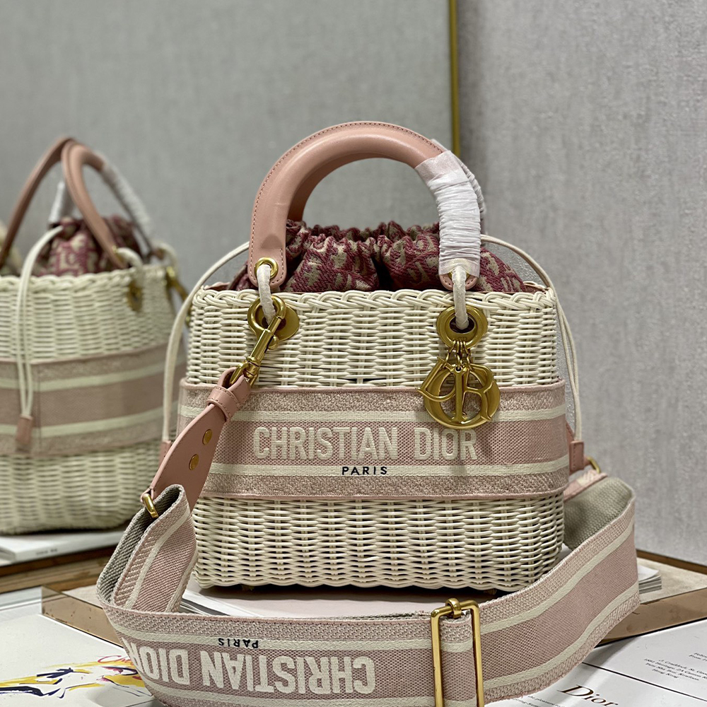 Lady D10r Wicker Bag(high-end grade)