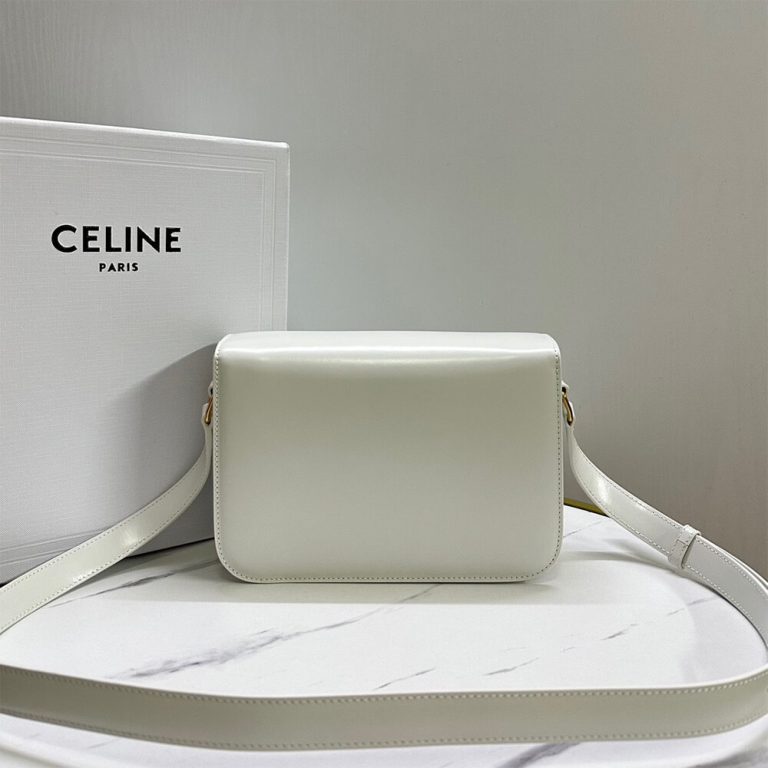 Ce1i*e CLASSIQUE TRIOMPHE BAG in shiny calfskin(HIGH-END GRADE)