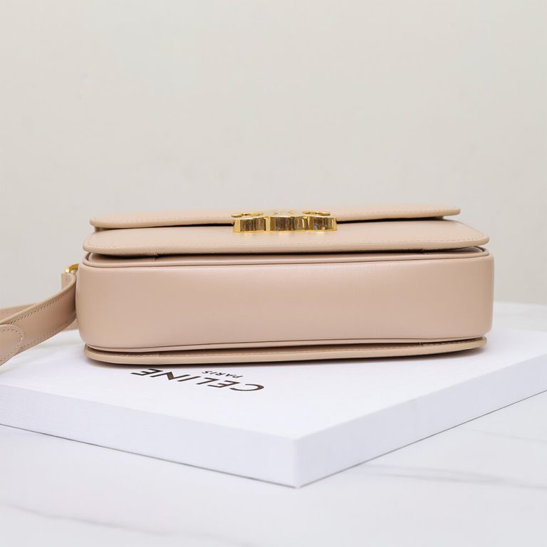 Ce1i*e CLASSIQUE TRIOMPHE BAG in shiny calfskin(HIGH-END GRADE)