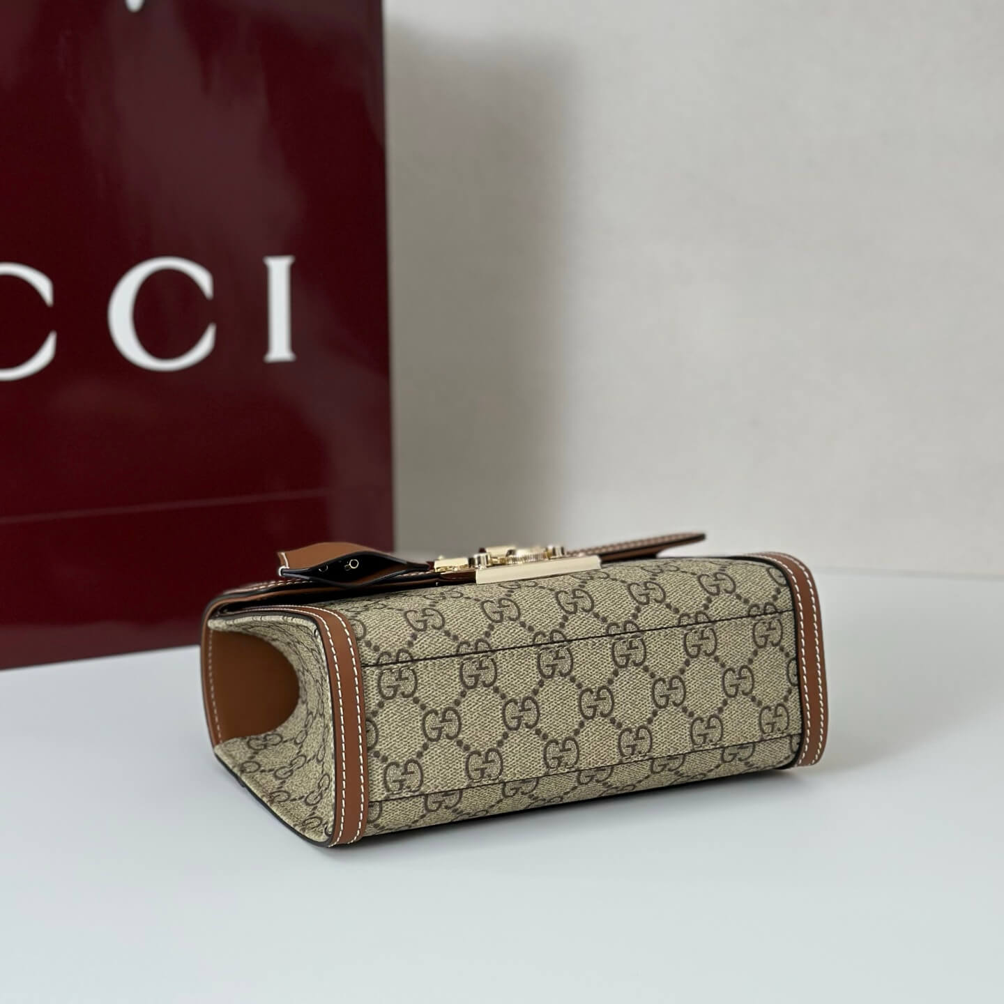 GG Padlock small top handle bag
