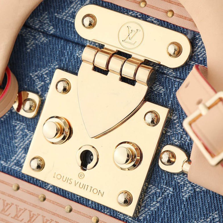 LV Petite Valise Denim Bleu