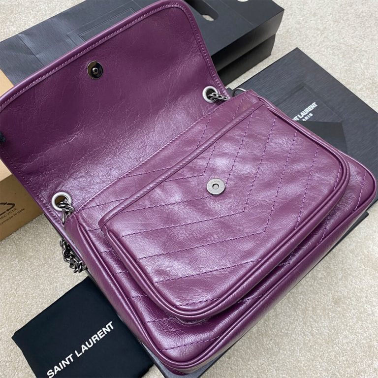 Y51 NIKI MEDIUM IN CRINKLED VINTAGE LEATHER(HIGH-END GRADE)