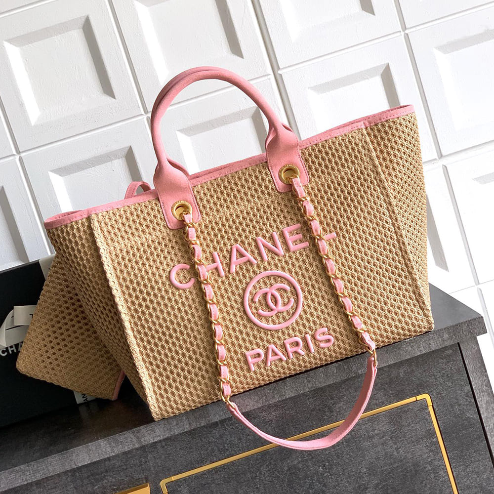 Ch**el Deauville Large Tote(HIGH-END GRADE)