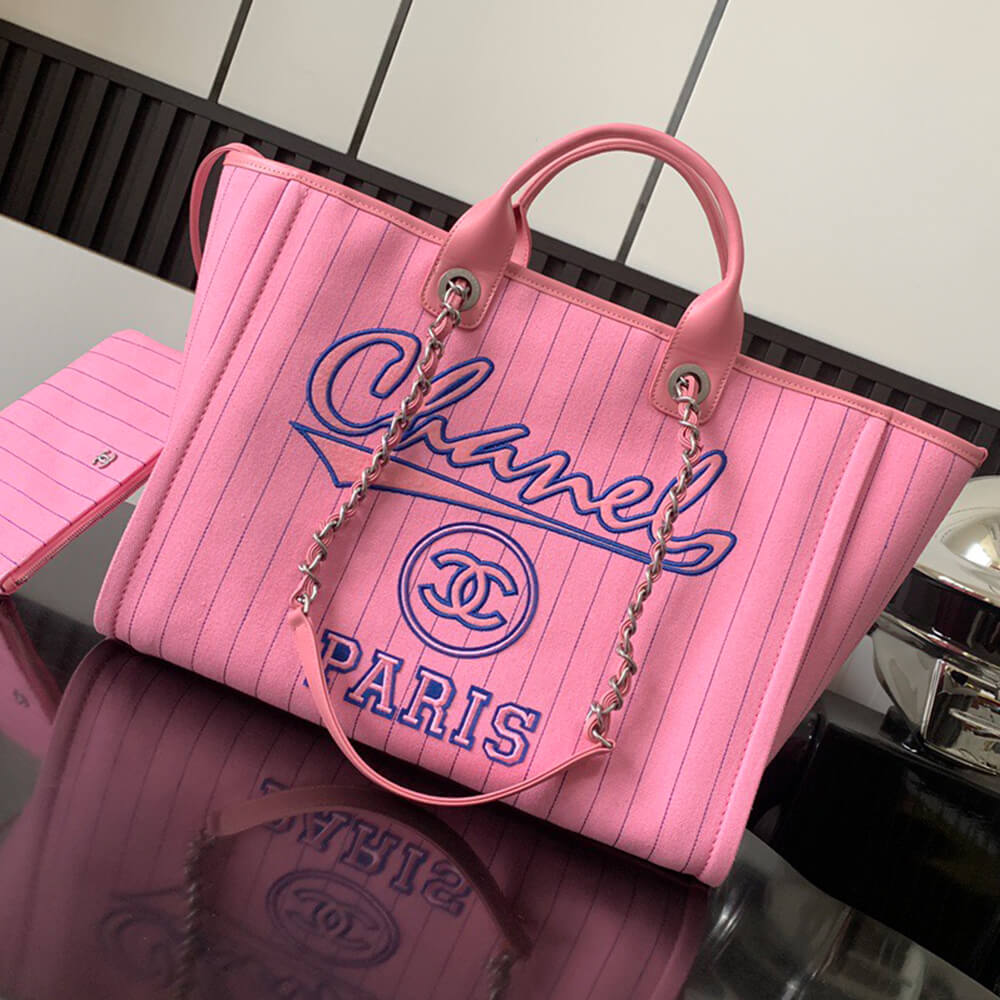 Ch**el Deauville Large Tote(HIGH-END GRADE)