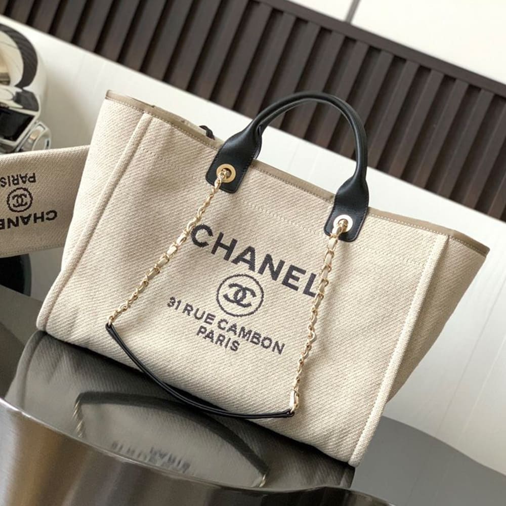 Ch**el Deauville Large Tote(HIGH-END GRADE)