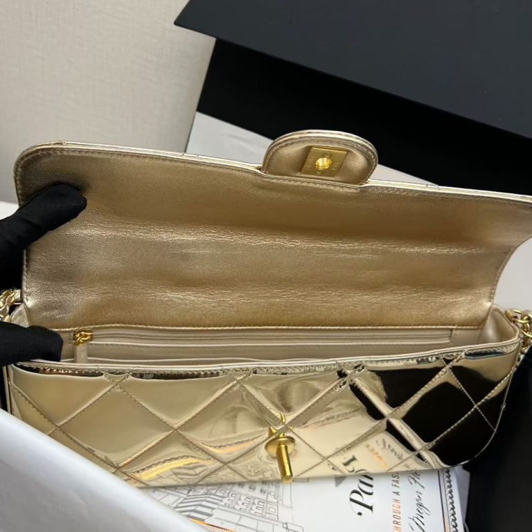 Ch**el Large Flap Bag With Top Handle(high-end grade)