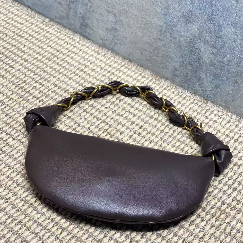 Y51 AMALIA Mini Lambskin Hobo Handbag(HIGH-END GRADE)