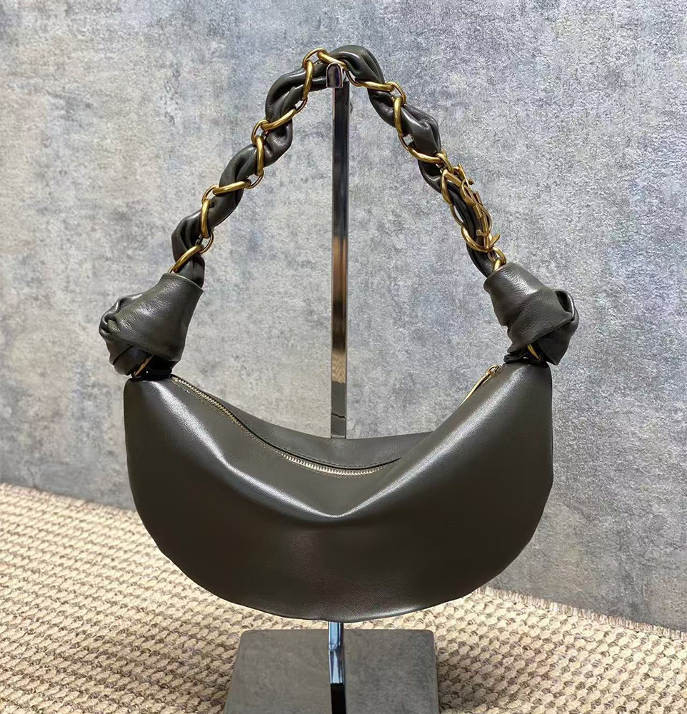 Y51 AMALIA Mini Lambskin Hobo Handbag(HIGH-END GRADE)