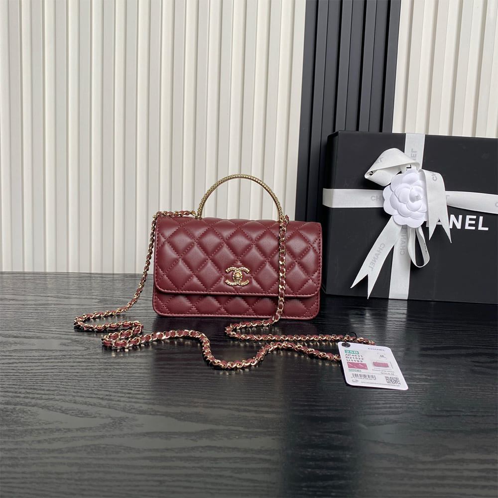 Ch**el CLUTCH WITH CHAIN(HIGH-END GRADE)