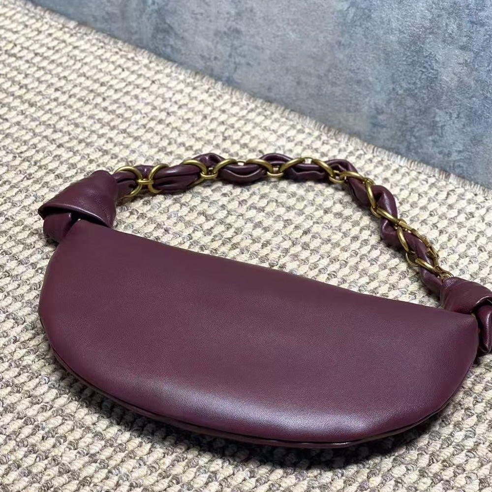 Y51 AMALIA Mini Lambskin Hobo Handbag(HIGH-END GRADE)