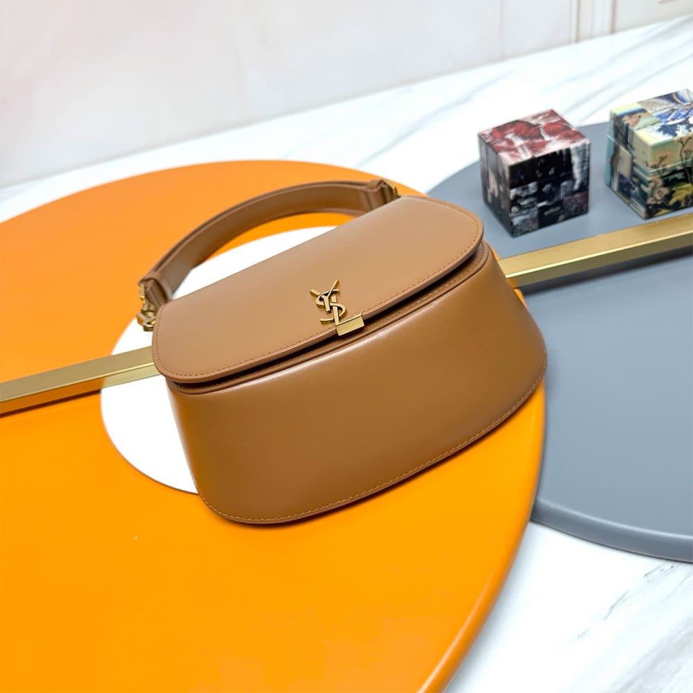 Y51 Mini VOLTAIRE TOP HANDLE bag in BOX Sa1nt Lau*nt(HIGH-END GRADE)