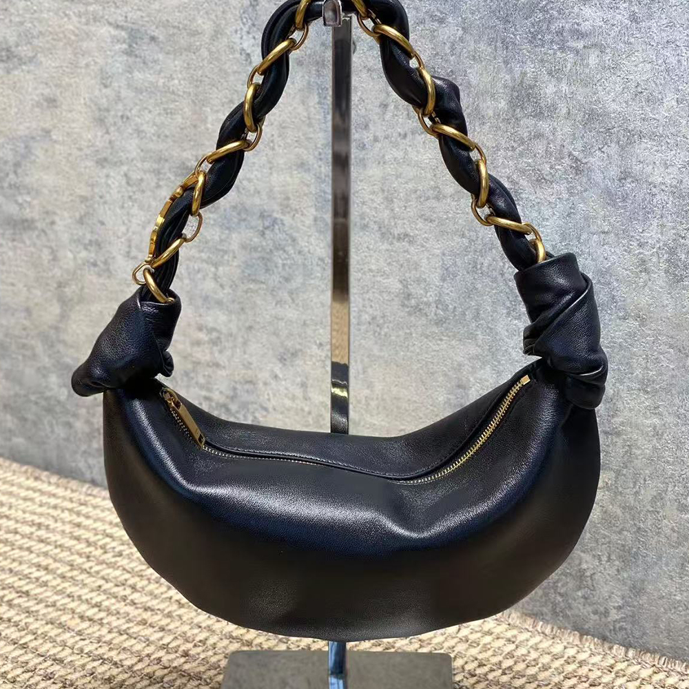 Y51 AMALIA Mini Lambskin Hobo Handbag(HIGH-END GRADE)