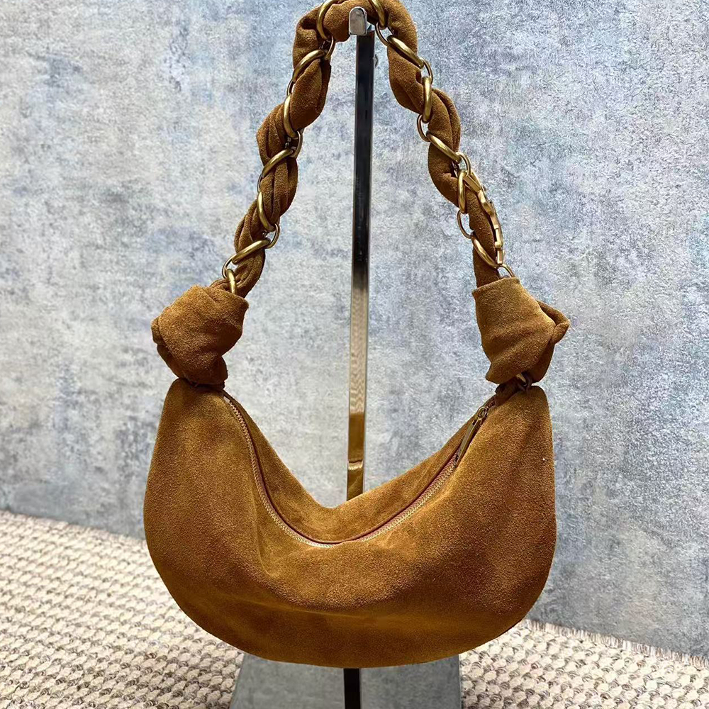 Y51 AMALIA Mini Lambskin Hobo Handbag(HIGH-END GRADE)