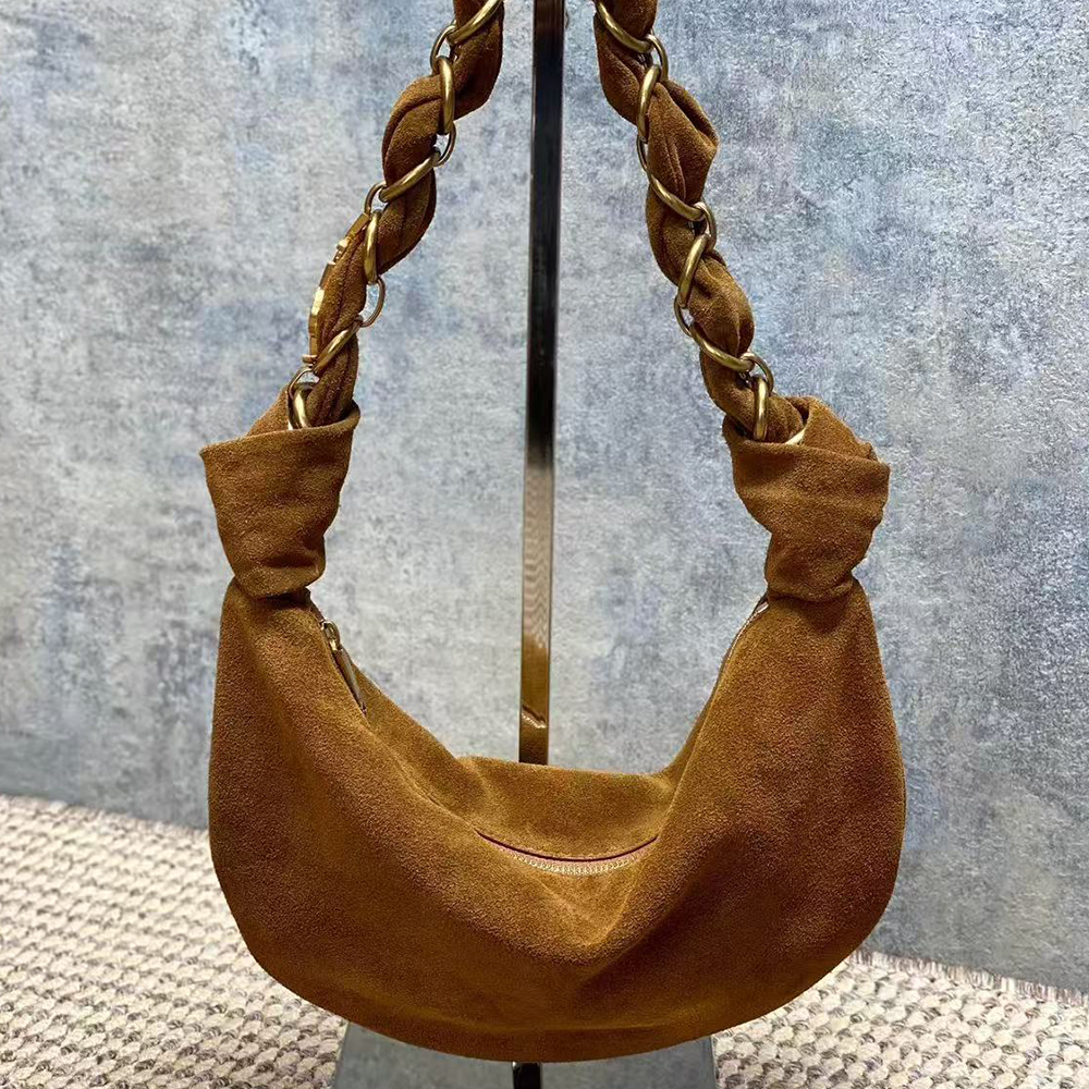 Y51 AMALIA Mini Lambskin Hobo Handbag(HIGH-END GRADE)