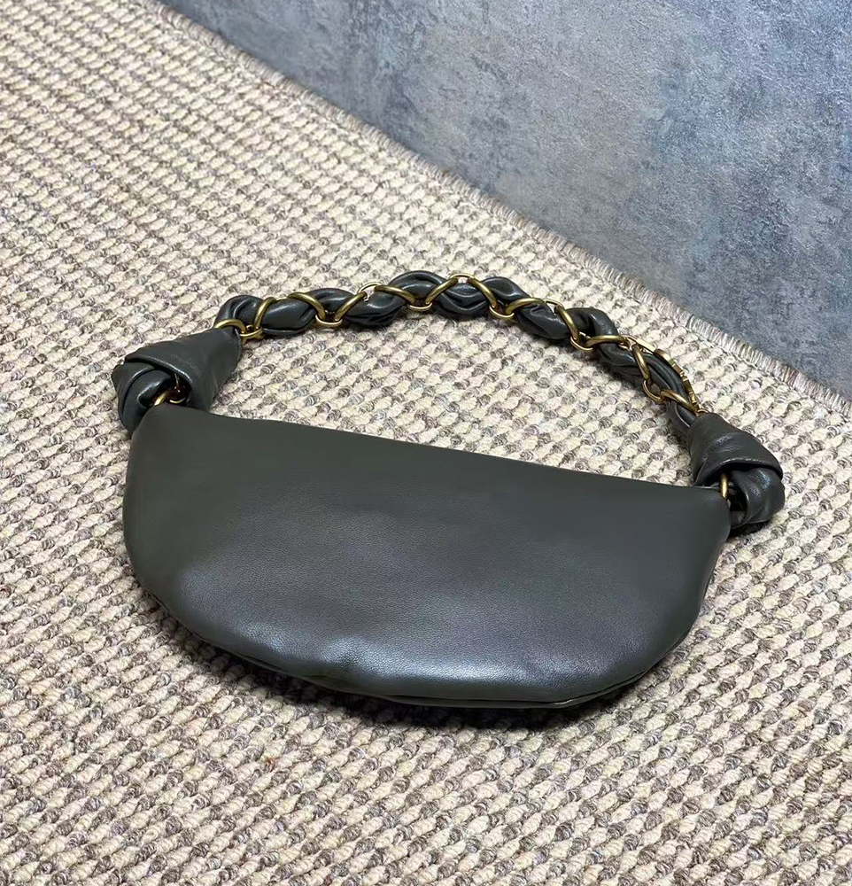 Y51 AMALIA Mini Lambskin Hobo Handbag(HIGH-END GRADE)