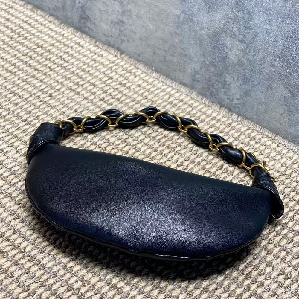 Y51 AMALIA Mini Lambskin Hobo Handbag(HIGH-END GRADE)