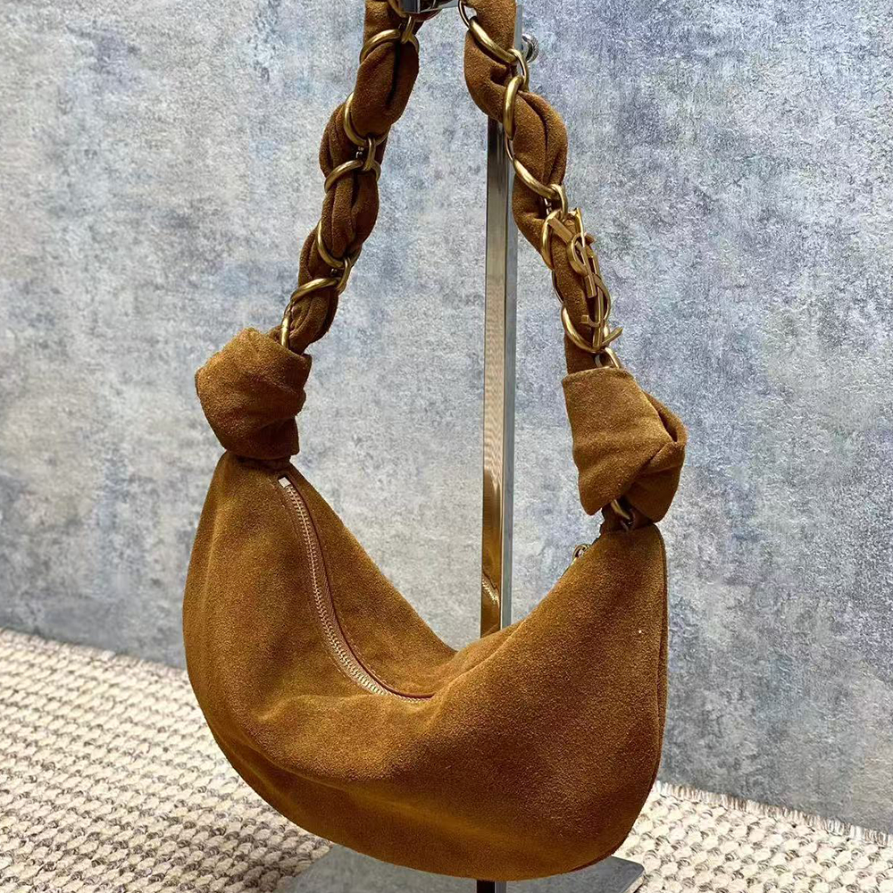 Y51 AMALIA Mini Lambskin Hobo Handbag(HIGH-END GRADE)