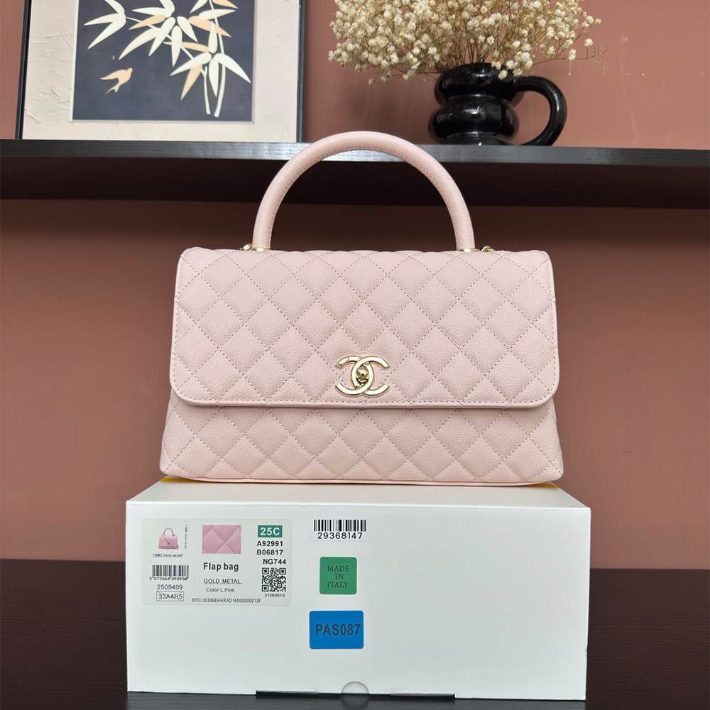 Ch**el Large Coco Handle Flap Shoulder Bag