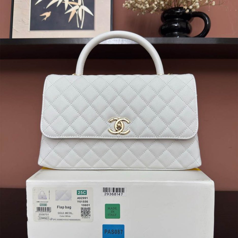 Ch**el Large Coco Handle Flap Shoulder Bag
