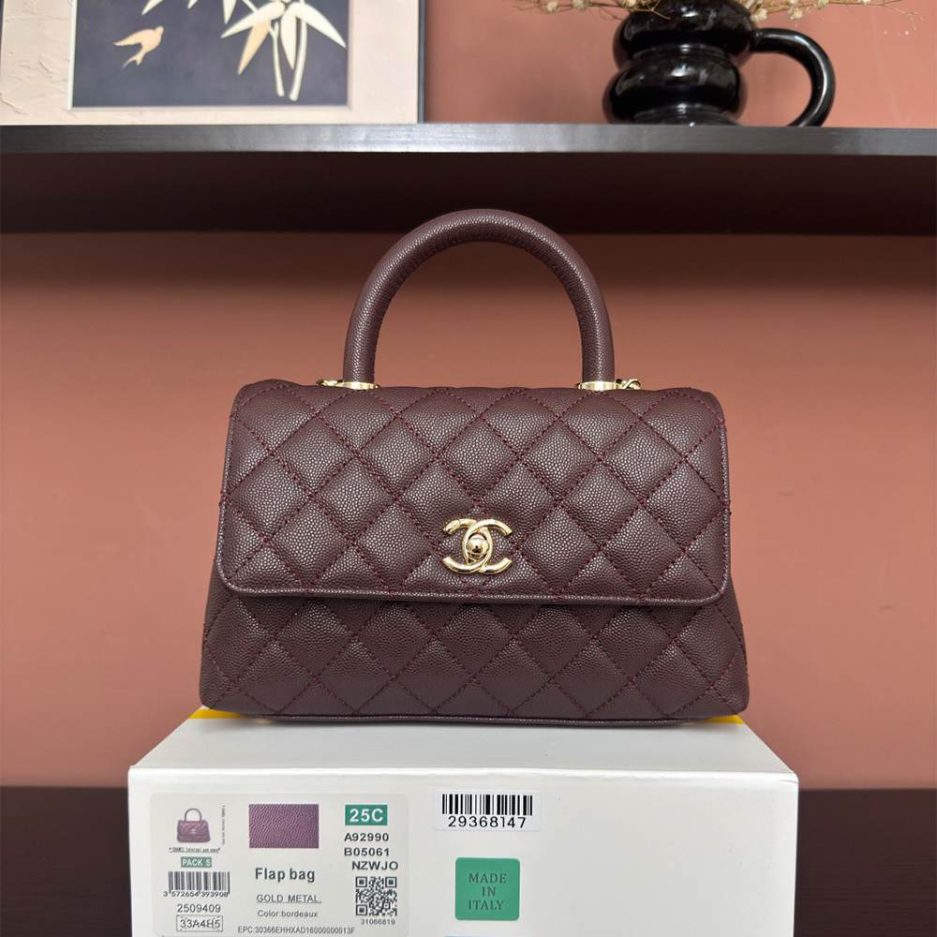 Ch**el Small Coco Handle Flap Shoulder Bag