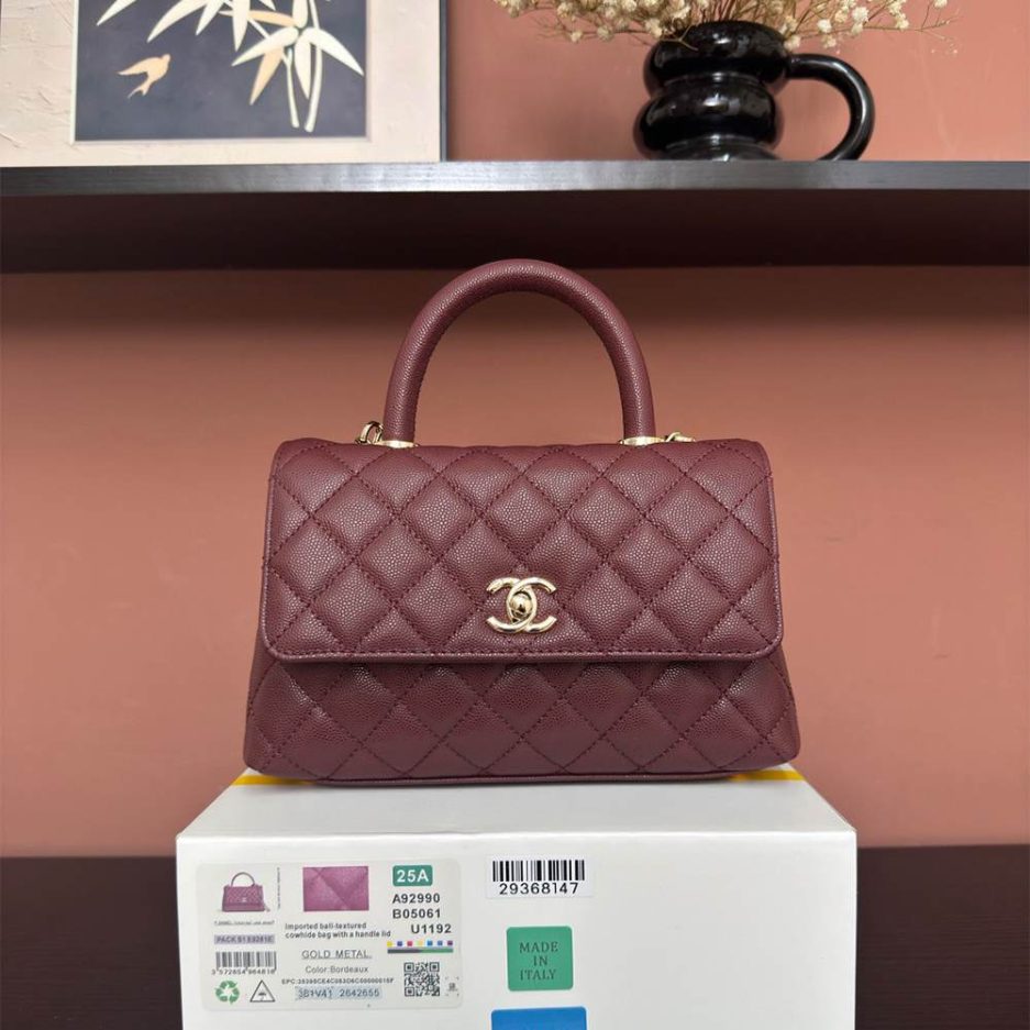 Ch**el Small Coco Handle Flap Shoulder Bag