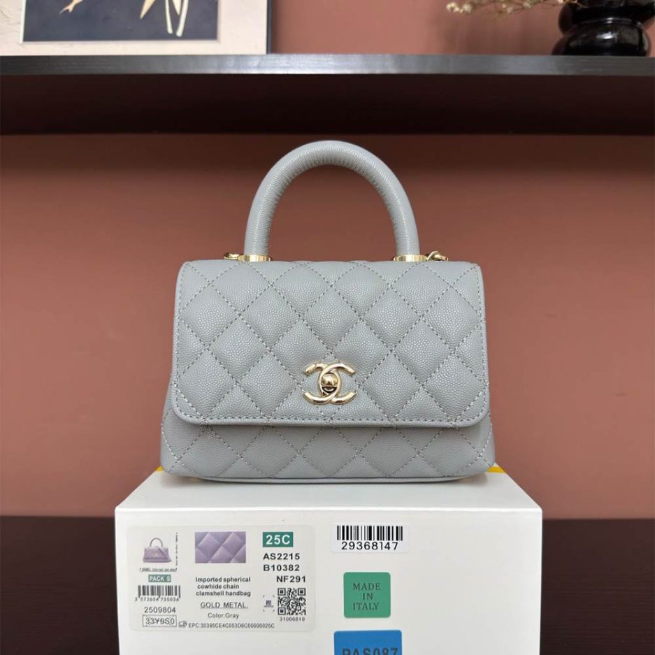 Ch**el Coco handle flap shoulder bag Mini