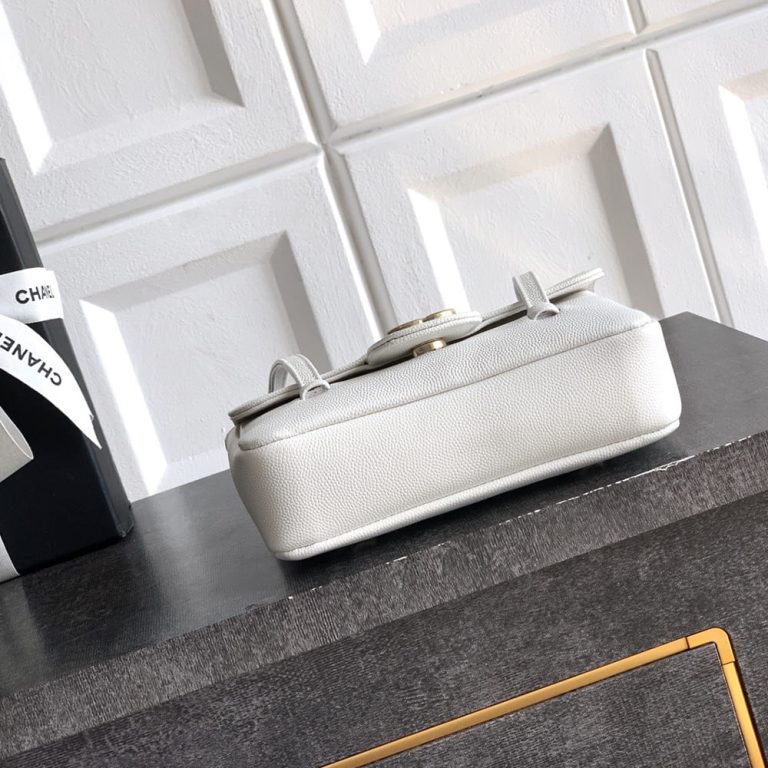 Ch**el Clutch with Leather Strap(HIGH-END GRADE)