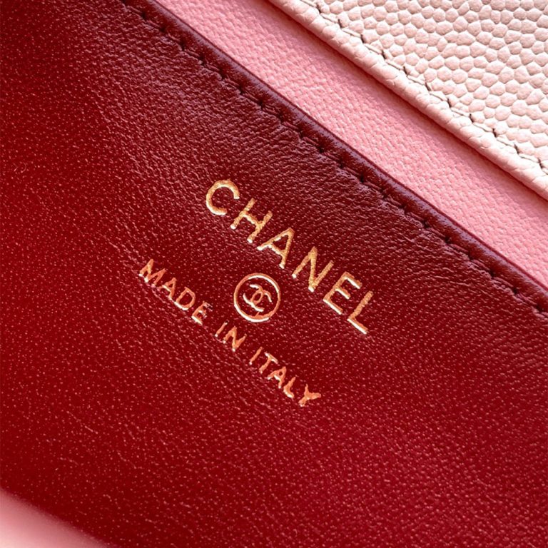 Ch**el Clutch with Leather Strap(HIGH-END GRADE)