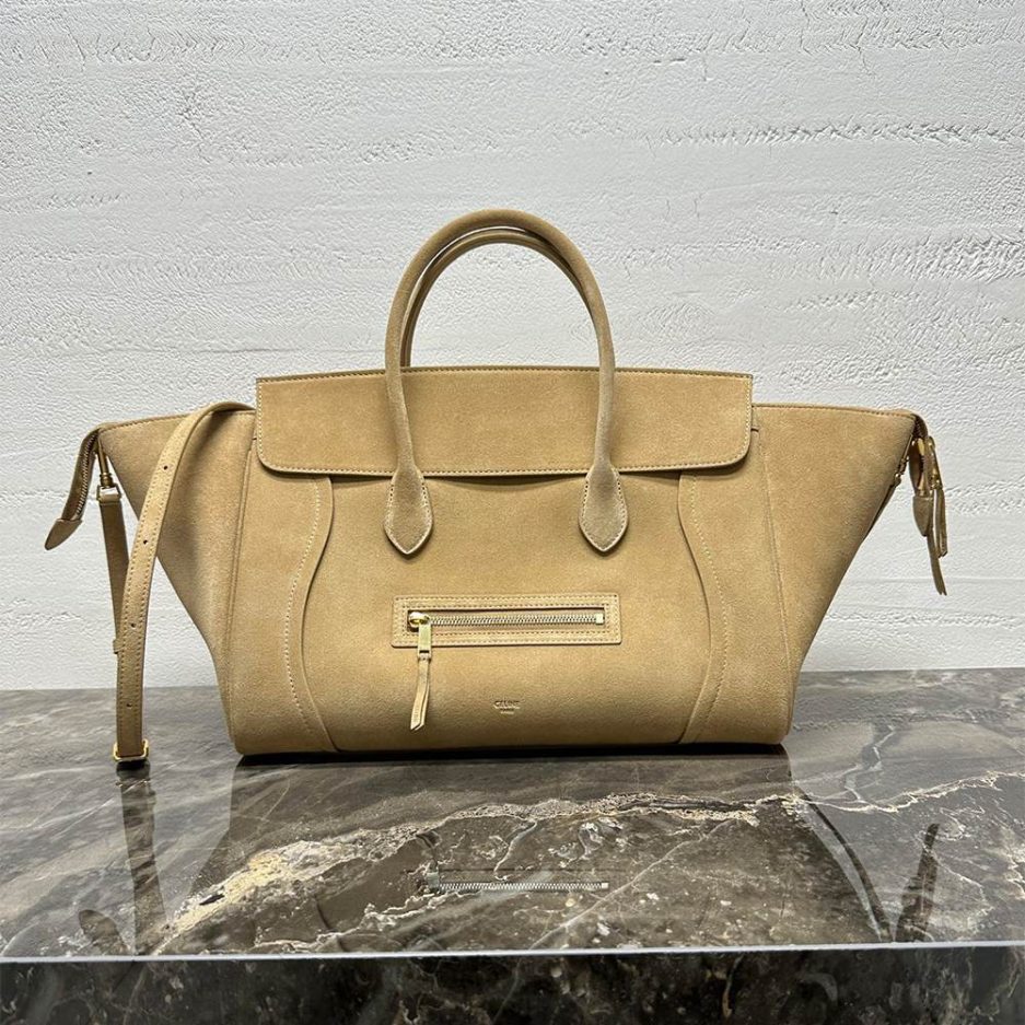 Ce1i*e LUGGAGE IN SUEDE CALFSKIN(HIGH-END GRADE)