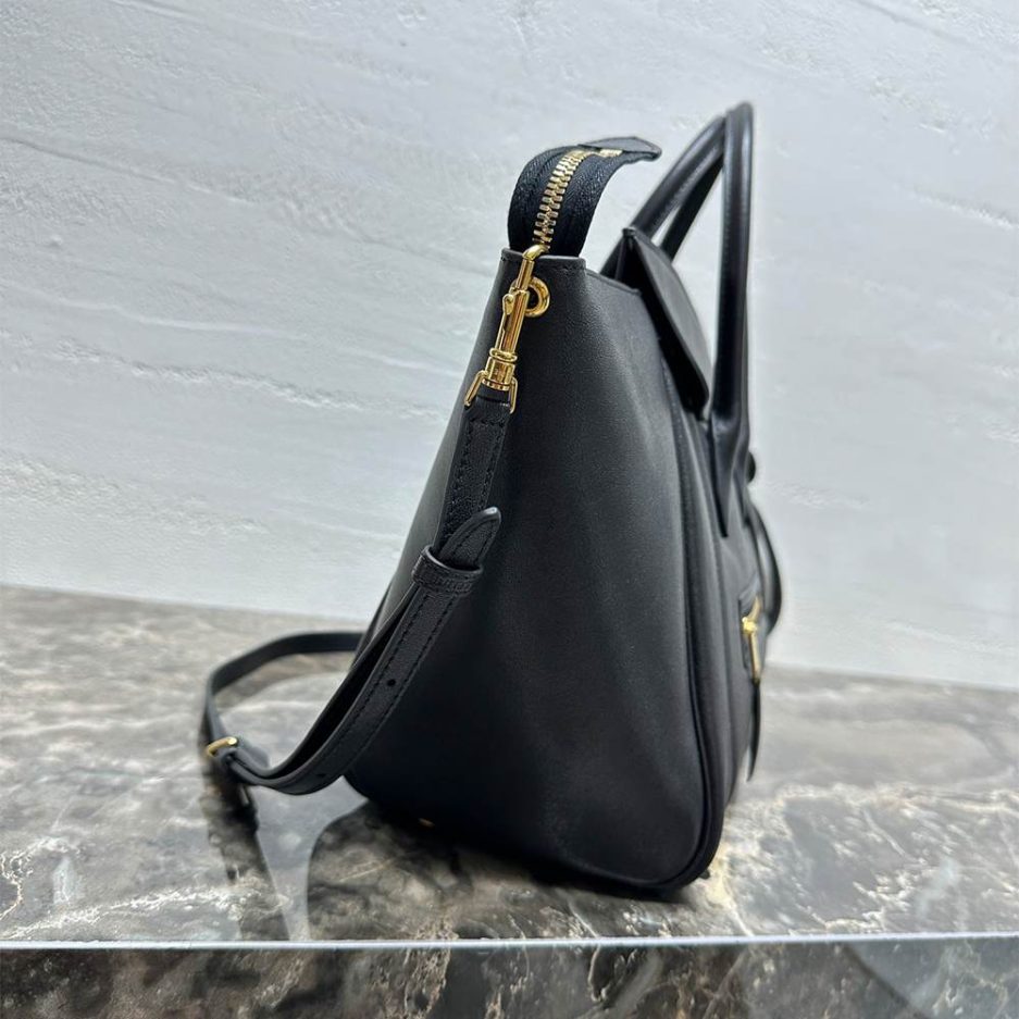 Ce1i*e LUGGAGE IN S*pPLE SHINY LAMBSKIN(HIGH-END GRADE)