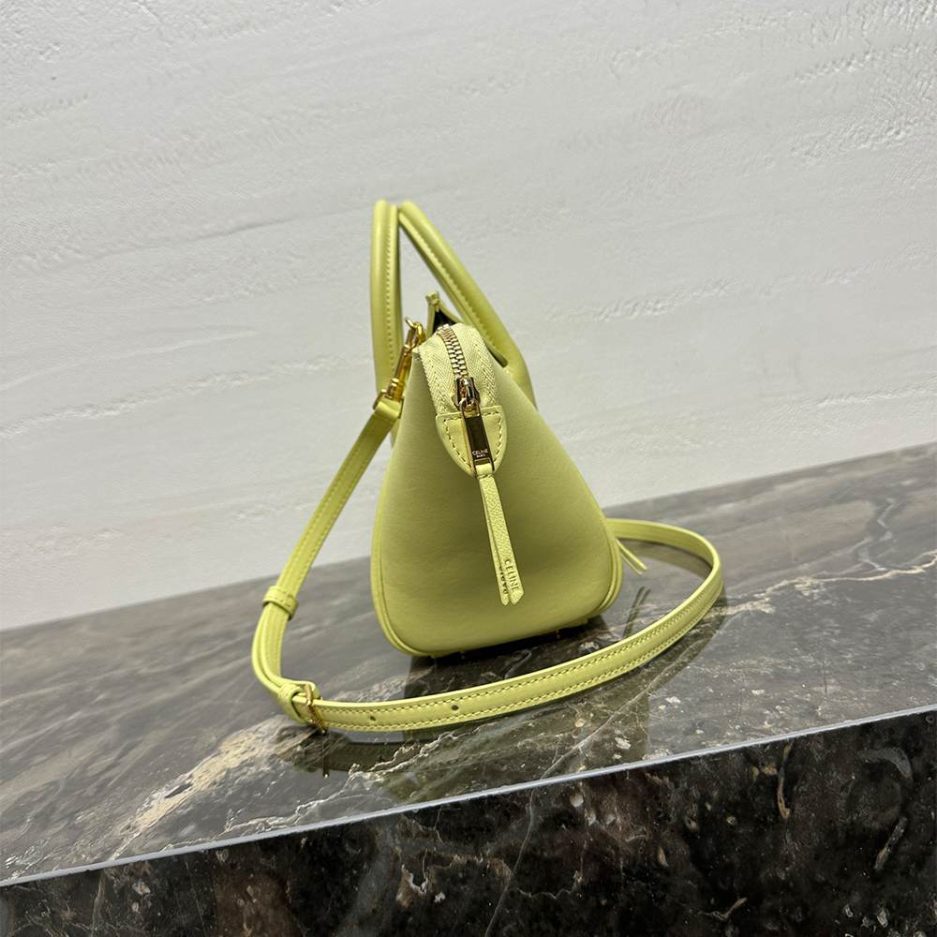 Ce1i*e LITTLE LUGGAGE IN S*pPLE SHINY LAMBSKIN(HIGH-END GRADE)